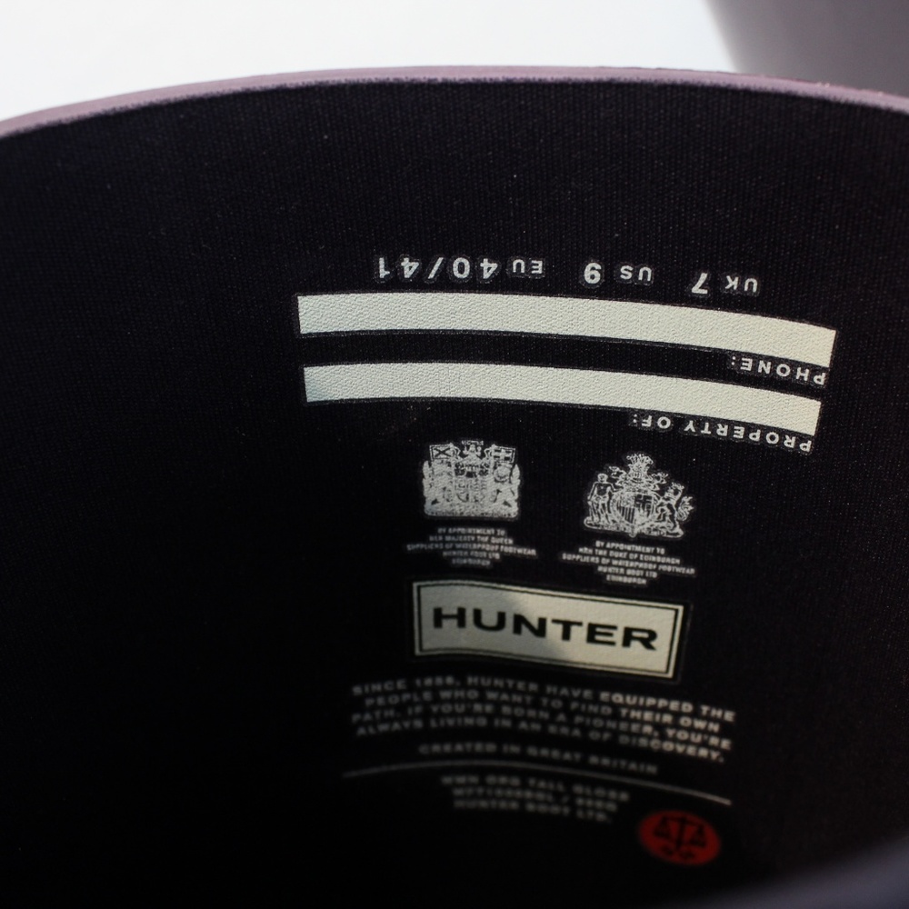*SOLD* Hunter Original Tall Gloss Rain Boots - Picture 6 of 7